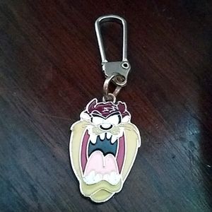 "Taz" tasmanian devil keychain or zipper pull